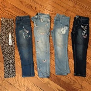 Size 6/6x girls jeans and leggins